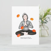 秋。呼吸 サンキューカード (スタンド正面)