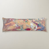 秋（四季）、アルフォンスミュシャ ボディピロー (裏面)