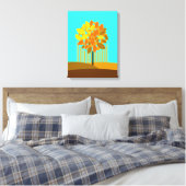 秋 – 四季 キャンバスプリント (インサイチュ (寝室))