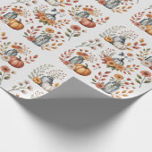 秋，国素朴秋，感謝祭，秋, ラッピングペーパー (角)