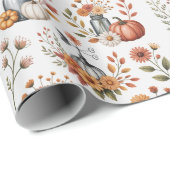 秋，国素朴秋，感謝祭，秋, ラッピングペーパー (ロールコーナー)