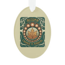 秋、変更は魔法ヴィンテージスタイルアクリル