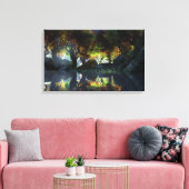 秋（夜） キャンバスプリント (インサイチュ (リビング))