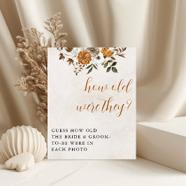 秋 | 彼らは何歳だったブライダルシャワー ポスター