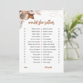 秋 | 彼女はむしろブライダルシャワー 招待状 (スタンド正面)