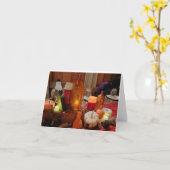 **秋/感謝祭のご挨拶** カード (黄色い花)