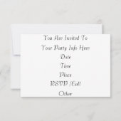 秋/感謝祭のパンプキン招待状 招待状 (裏面)