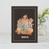 秋 - 感謝祭の挨拶 シーズンカード (スタンド正面)