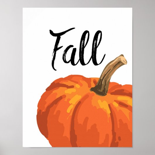 秋 – 感謝祭 – パンプキン ポスター (正面)