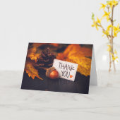 秋 感謝祭 写真撮影 かぼちゃ 写真撮影 カード (黄色い花)