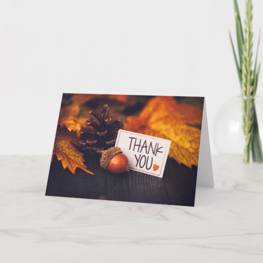 秋 感謝祭 写真撮影 かぼちゃ 写真撮影 カード (正面)