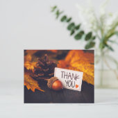 秋 感謝祭 写真撮影 かぼちゃ 写真撮影 ポストカード (スタンド正面)