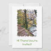 秋 招待状 (正面)