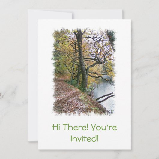 秋 招待状 (正面)