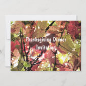 秋 招待状 (正面)