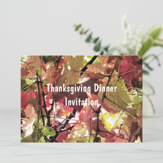 秋 招待状 (スタンド正面)