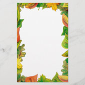 秋 – 文房具 便箋 (正面)