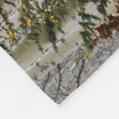 秋《植物》アスペングローブ |コロラドロッキー山脈 フリースブランケット (角)