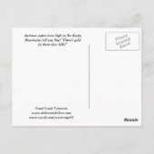 秋《植物》アスペン葉書 ポストカード (裏面)