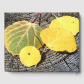 秋《植物》アスペン離れ写真退職メッセージ ゲストブック (裏面)