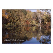 秋、水反射はよく得ます (正面横)