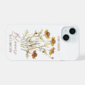 秋 | 独自のTiME内のすべての花の開花 iPhone 15ケース (裏面横)