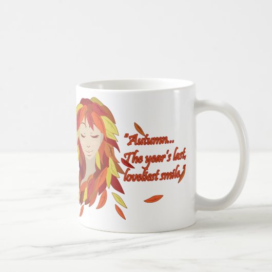 秋（眠り） コーヒーマグカップ (右)