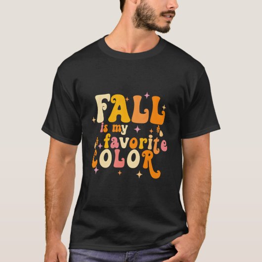 秋 私のお気に入りの色 紅葉 秋 Tシャツ (正面)