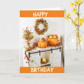 **秋**私の**特別なMOM**カードの誕生日 カード (黄色い花)