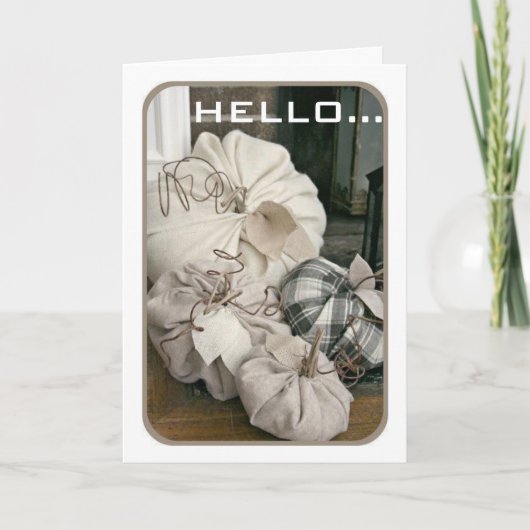 秋・秋すべての行事グリーティングカード大人 シーズンカード (正面)