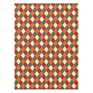 秋/秋のギンガムパターン テーブルクロス