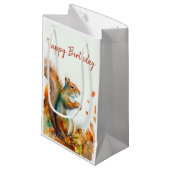 秋/秋のビーズリス – バースデーパーティー –  スモールペーパーバッグ (正面アングル)