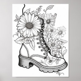 秋/秋の大人彩色 ポスター