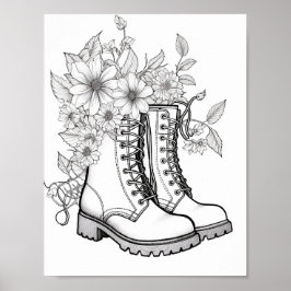 秋/秋の大人彩色 ポスター