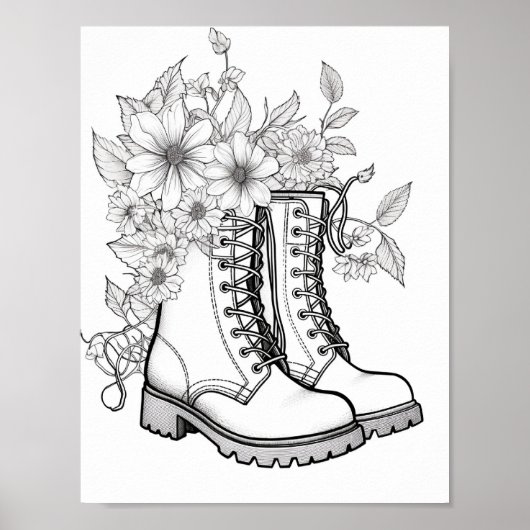 秋/秋の大人彩色 ポスター (正面)