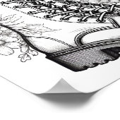 秋/秋の大人彩色 ポスター (角)