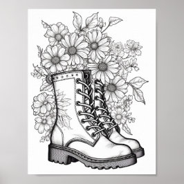 秋/秋の大人彩色 ポスター