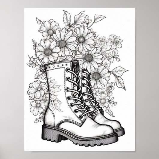 秋/秋の大人彩色 ポスター (正面)