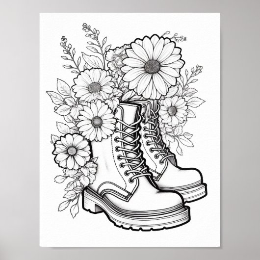 秋/秋の大人彩色 ポスター (正面)