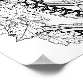 秋/秋の大人彩色 ポスター (角)