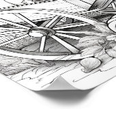 秋/秋の大人彩色 ポスター (角)