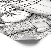 秋/秋の大人彩色 ポスター (角)