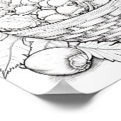 秋/秋の大人彩色 ポスター (角)