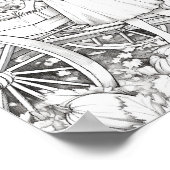 秋/秋の大人彩色 ポスター (角)