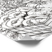 秋/秋の大人彩色 ポスター (角)