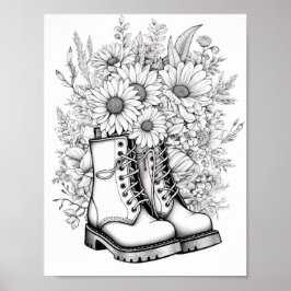 秋/秋の大人彩色 ポスター