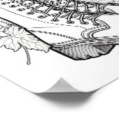 秋/秋の大人彩色 ポスター (角)