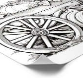 秋/秋の大人彩色 ポスター (角)