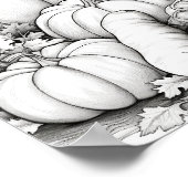 秋/秋の大人彩色 ポスター (角)