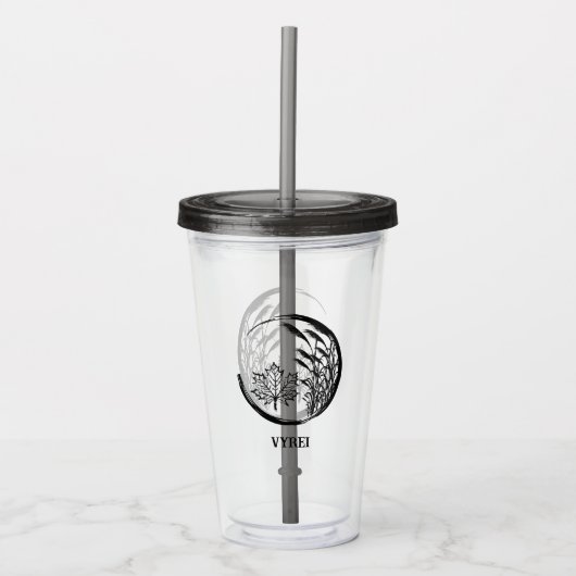 秋/秋の紋章 アクリルタンブラー (正面)